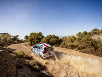60 VIRVES Robert (est), THULIN Julia (swe), Starter Energy Racing, Ford Fiesta Rally3, action during the Acropolis Rally Greece 2022, 10th r...