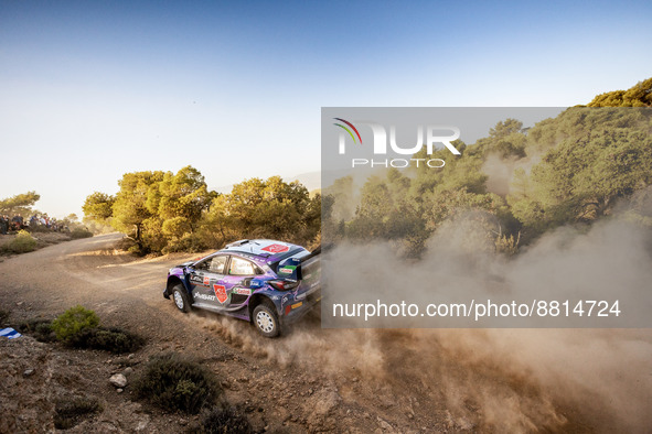 07 LOUBET Pierre-Louis (era), LANDAIS Vincent (far), M-Sport Ford World Rally Team, Ford Puma Rally 1, action during the Acropolis Rally Gre...