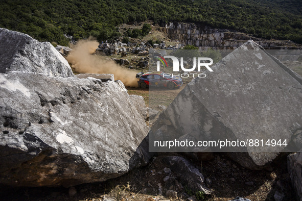 06 SORDO Dani (esp), CARRERA Candido (esp), Hyundai Shell Mobis World Rally Team, Hyundai i20 N Rally 1, action during the Acropolis Rally G...