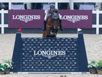 Trevor Breen (IRL) / Gonzalo during the Longines EEF Series of Warsaw Jumping CSIO4 , in Warsaw, Poland, on September 9, 2022. (
