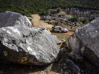 69 ROVANPERA Kalle (fin), HALTTUNEN Jonne (FIN), Toyota Gazoo Racing WRT, Toyota GR Yaris Rally 1, action during the Acropolis Rally Greece...