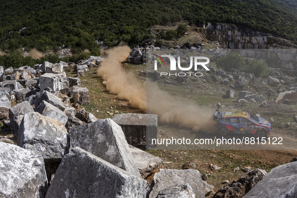 06 SORDO Dani (esp), CARRERA Candido (esp), Hyundai Shell Mobis World Rally Team, Hyundai i20 N Rally 1, action during the Acropolis Rally G...