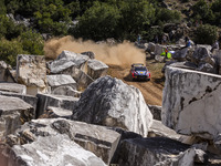 08 TANAK Ott (est), JARVEOJA Martin (est), Hyundai Shell Mobis World Rally Team, Hyundai i20 N Rally 1, action during the Acropolis Rally Gr...