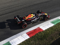 Max Verstappen of Red Bull Racing during the Formula 1 Italian Grand Prix practice two at Circuit Monza, on September 9, 2022 in Monza, Ital...