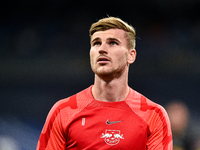 Timo Werner during UEFA Champions League match between Real Madrid and RB Leipzig at Estadio Santiago Bernabeu on September 14, 2022 in Madr...