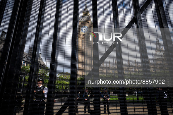A view of Palace of Westminster on September 15, 2022 in London, England. Queen Elizabeth II died at Balmoral Castle in Scotland on Septembe...