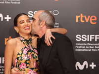 Luis Tosar and María Luisa Mayol pose during the opening gala of the San Sebastian Film Festival 2022 at the Kursaal, September 16, 2021, Sa...