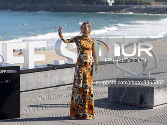 Actress and director Olivia Wilde arrives at the photocall for 'Don't Worry Darling', at the San Sebastian Film Festival, September 17, 2021...