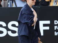 Actress Juliette Binoche arrives at the San Sebastian Festival, September 16, 2022, in San Sebastian, Guipuzkoa, Basque Country (Spain).  (