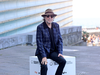 Singer Joaquin Sabina posing at the photocall during the presentation of the documentary '19 Days and 500 Nights' at the San Sebastian Film...