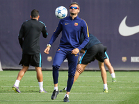 BARCELONA -november 03- SPAIN:  Luis Enrique Martinez during the training before the Champions League match against Bate Borisov, on novembe...