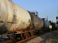 The American supply chain is back in the spotlight amid a countrywide railroad labor dispute and narrowly avoided strike. Pictured: Trains a...