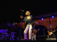 Irene Grandi during the Italian singer Music Concert Irene Grandi on September 12, 2022 at the Corte Gesuita in Mantova, Italy (
