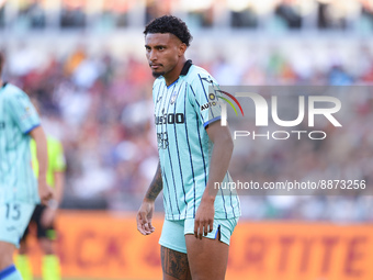 Ederson of Atalanta BC looks on during the Serie A match between AS Roma and Atalanta BC at Stadio Olimpico, Rome, Italy on 18 September 202...