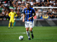 Inter's Milan Skriniar portrait in action during the italian soccer Serie A match Udinese Calcio vs Inter - FC Internazionale on September 1...