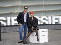 Paco Leon and Dora  attend the photocall Rainbow at the 70th edition of the San Sebastian International Film Festival on September 18, 2022...