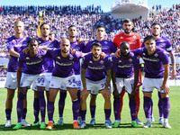 Line-up ACF Fiorentina during the italian soccer Serie A match ACF Fiorentina vs Hellas Verona on September 18, 2022 at the Artemio Franchi...