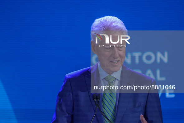 Bill Clinton at the Clinton Global Initiative held at Hiltown Midtown on September 19, 2022 in New York City USA. 