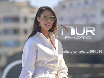  Pilar Rubio attend the photocall of theDiscovering Canary Islands at the 70th edition of the San Sebastian International Film Festival on S...