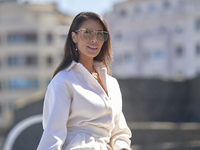  Pilar Rubio attend the photocall of theDiscovering Canary Islands at the 70th edition of the San Sebastian International Film Festival on S...