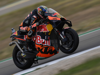 Brad Binder (33) of Republic of South Africa and Red Bull KTM Factory Racing during the race of Gran Premio Animoca Brands de Aragon at Moto...