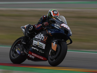 Darryn Binder (40) of Republic of South Africa and WithU Yamaha RNF MotoGP Team  during the race of Gran Premio Animoca Brands de Aragon at...