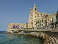 Church of Our Lady of Mount Carmel is seen in Saint Julian's, Malta on 19 September 2022  (
