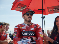Francesco Bagnaia (63) of Italy and Ducati Lenovo Team during the race of Gran Premio Animoca Brands de Aragon at Motorland Aragon Circuit o...