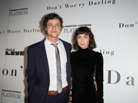 Douglas Smith and Sydney Chandler at the 