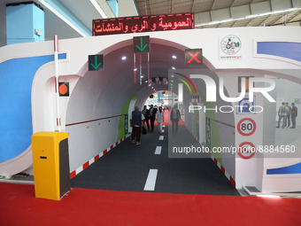 18th edition of the International Exhibition of Public Works, in Algiers in Algeria on September 19, 2022, Several Algerian and foreign exhi...
