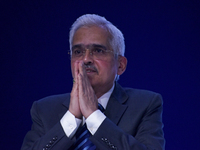 Reserve Bank of India (RBI) Governor Shaktikanta Das speaks at the Global Fintech Fest press conference in Mumbai, India, 20 September, 2022...
