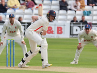 Luke Wells during LV= COUNTY CHAMPIONSHIP - DIVISION ONE Day One of 4 match between Essex CCC against Lancashire CCC at The Cloud County Gro...