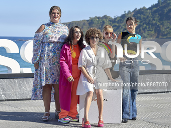 Anna R Costa, Anna Castillo,Natalia de Molina, Carlota Coria Castillo, Anna Marchessi Riera,Sandra Hermida Muñiz attend the Photocall of the...