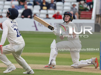 Tom Bailey of Lancashire CCC in action during LV= COUNTY CHAMPIONSHIP - DIVISION ONE Day One of 4 match between Essex CCC against Lancashire...