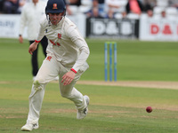 Essex's Dan Lawrence in action during LV= COUNTY CHAMPIONSHIP - DIVISION ONE Day One of 4 match between Essex CCC against Lancashire CCC at...