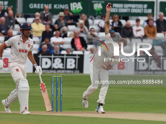 Tom Bailey of Lancashire CCC during LV= COUNTY CHAMPIONSHIP - DIVISION ONE Day One of 4 match between Essex CCC against Lancashire CCC at Th...