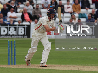 Will Williams of  Lancashire CCC  during LV= COUNTY CHAMPIONSHIP - DIVISION ONE Day One of 4 match between Essex CCC against Lancashire CCC...