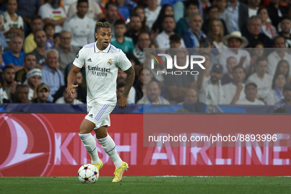 Mariano Diaz centre-forward of Real Madrid and Dominican Republic during the UEFA Champions League group F match between Real Madrid and RB...