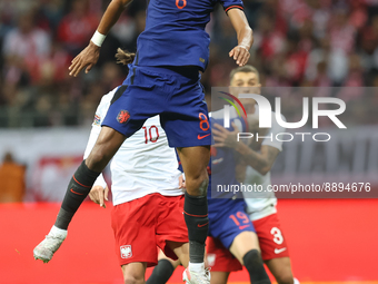 Cody Gakpo (NED) during the UEFA Nations League match between Poland v Netherlands, in Warsaw, Poland, on September 22, 2022. (