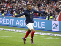Kylian Mbappe of France celebrates his goal during the UEFA Nations League, League A - Group 1 football match between France and Austria on...