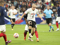 Xaver Schlager of Austria, Youssouf Fofana of France during the UEFA Nations League, League A - Group 1 football match between France and Au...