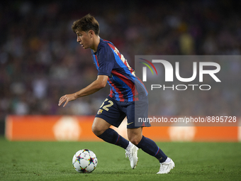 Pablo Torre attacking midfield of Barcelona and Spain in action during the UEFA Champions League group C match between FC Barcelona and Vikt...