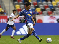 Takehiro Tomiyasu right-back of Japan and Arsenal FC during the international friendly match between Japan and United States at Merkur Spiel...