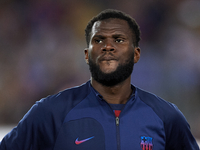 Franck Kessie central midfield of Barcelona and Cote d'Ivoire poses prior during the UEFA Champions League group C match between FC Barcelon...