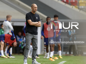 Gregg Berhalter head coach of USA during the international friendly match between Japan and United States at Merkur Spiel-Arena on September...