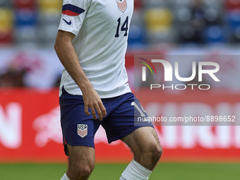 Luca de la Torre central midfield of USA and Celta de Vigo in action during the international friendly match between Japan and United States...