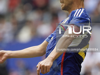 Maya Yoshida centre-back of Japan and FC Schalke 04 during the international friendly match between Japan and United States at Merkur Spiel-...