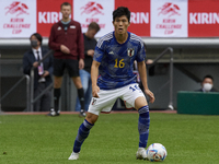Takehiro Tomiyasu right-back of Japan and Arsenal FC during the international friendly match between Japan and United States at Merkur Spiel...