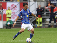 Wataru Endo defensive midfield of Japan and VfB Stuttgart during the international friendly match between Japan and United States at Merkur...