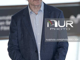 Liam Neeson attend the photocall Marlowe at the 70th edition of the San Sebastian International Film Festival on September 24, 2022 (